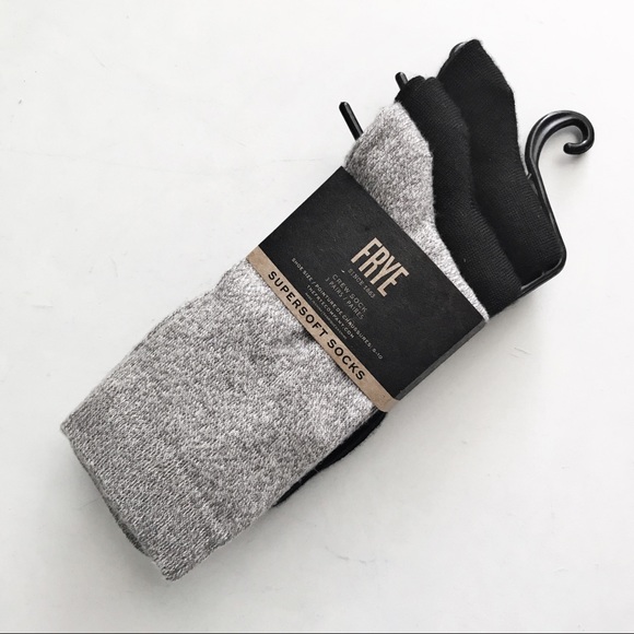 Frye Accessories - Frye Supersoft 3 Pack Crew Socks Frye Accessories - Frye Supersoft 3 Pack Crew Socks